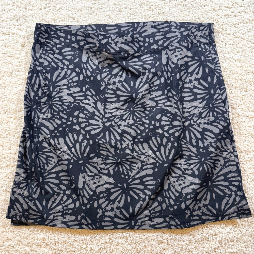 NWT RipSkirt Hawaii Shibori Butterfly Charcoal Wrap‎ Skirt XL Quick Dry Beach